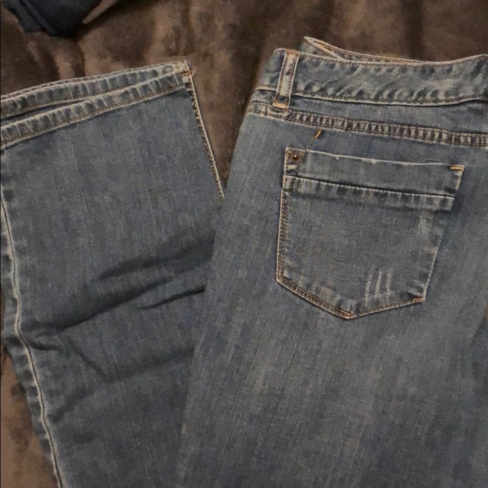 Boot cut jeans